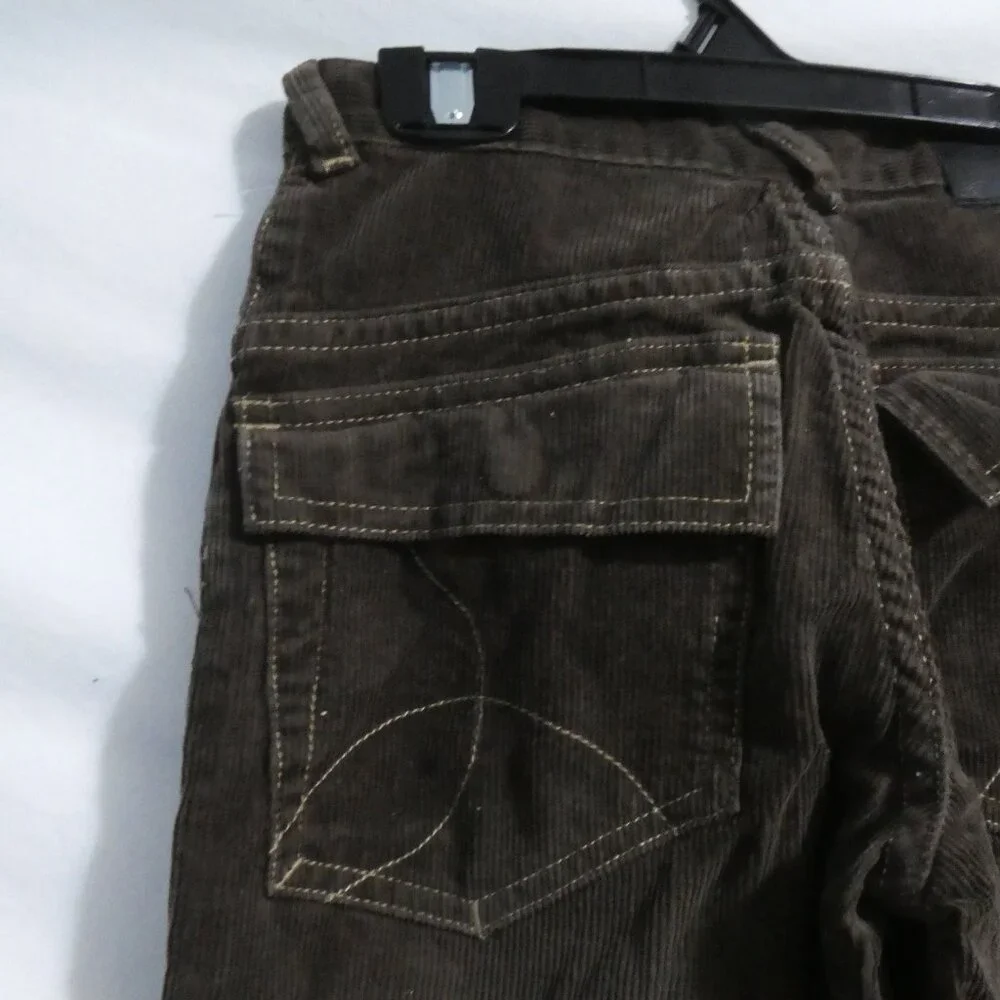 HURLEY | size 7 | Brown Corduroy - Cords | Pants | 100% Cotton | NWOT - Picture 10 of 16
